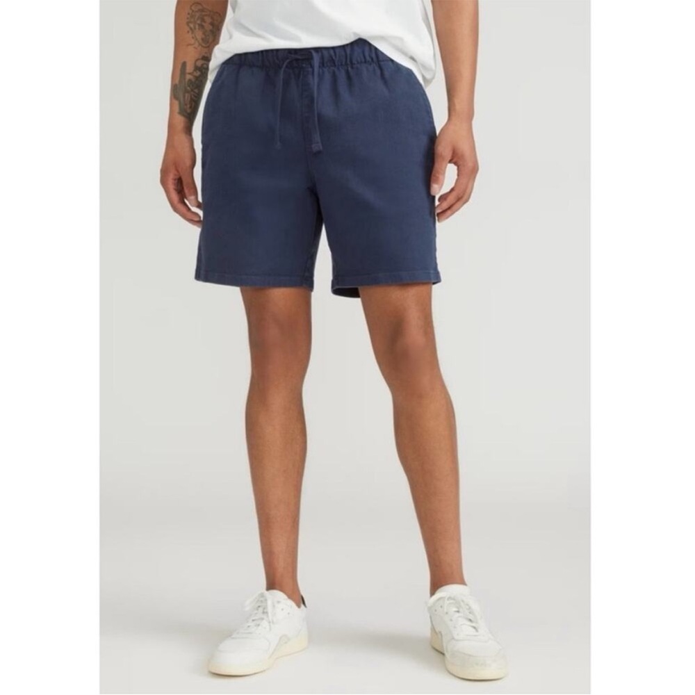NEW Everlane Men’s 7” Navy Twill The Easy Short in Size‎ Large